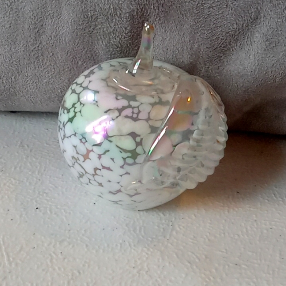 Iridescence Paperweight apple